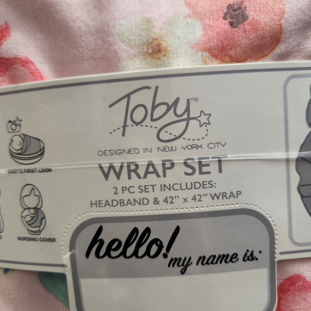 Floral Pink Wrap Set for Kids - Picture 4 of 4